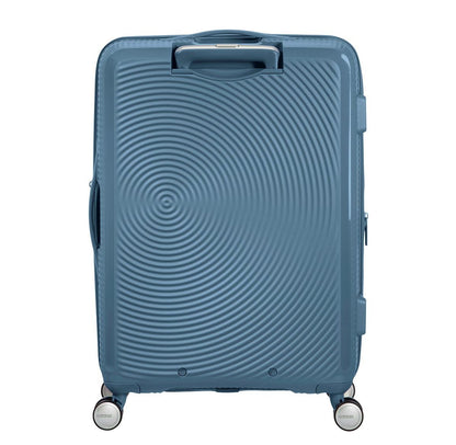American Tourister Soundbox Spinner 77 Expandable stone blue