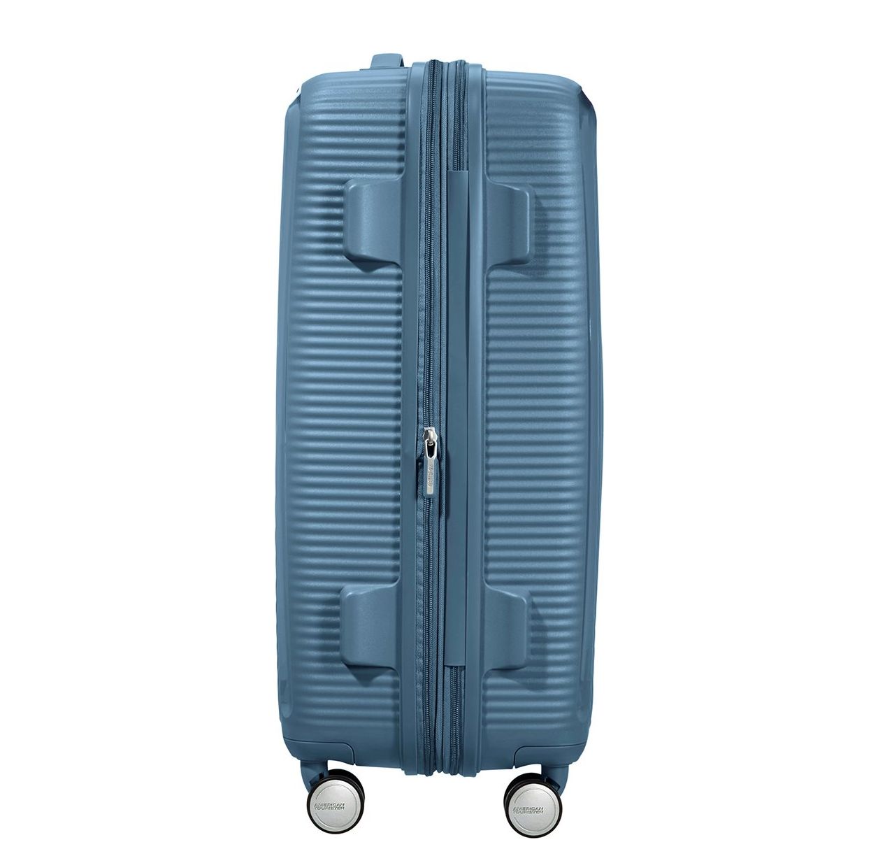 American Tourister Soundbox Spinner 77 Expandable stone blue