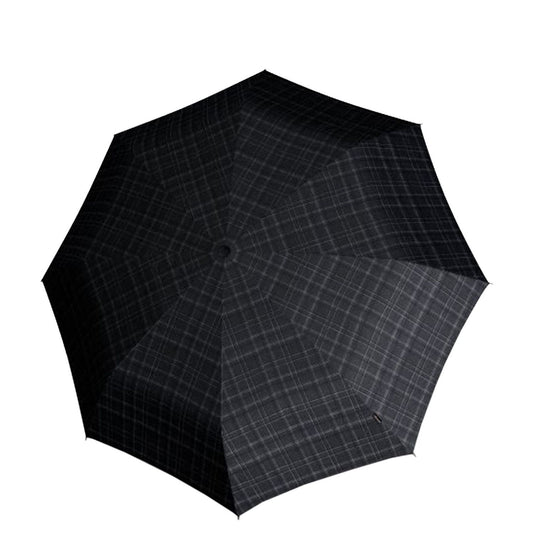 Knirps T-200 Medium Duomatic Paraplu checks black