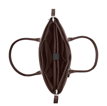 Burkely Cool Colbie Wide Tote 15.6" brown
