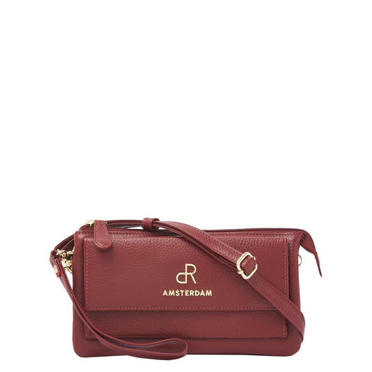 dR Amsterdam Schoudertas / Clutch cabernet