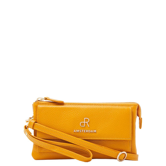 dR Amsterdam Mint Shoulderbag/Clutch yellow