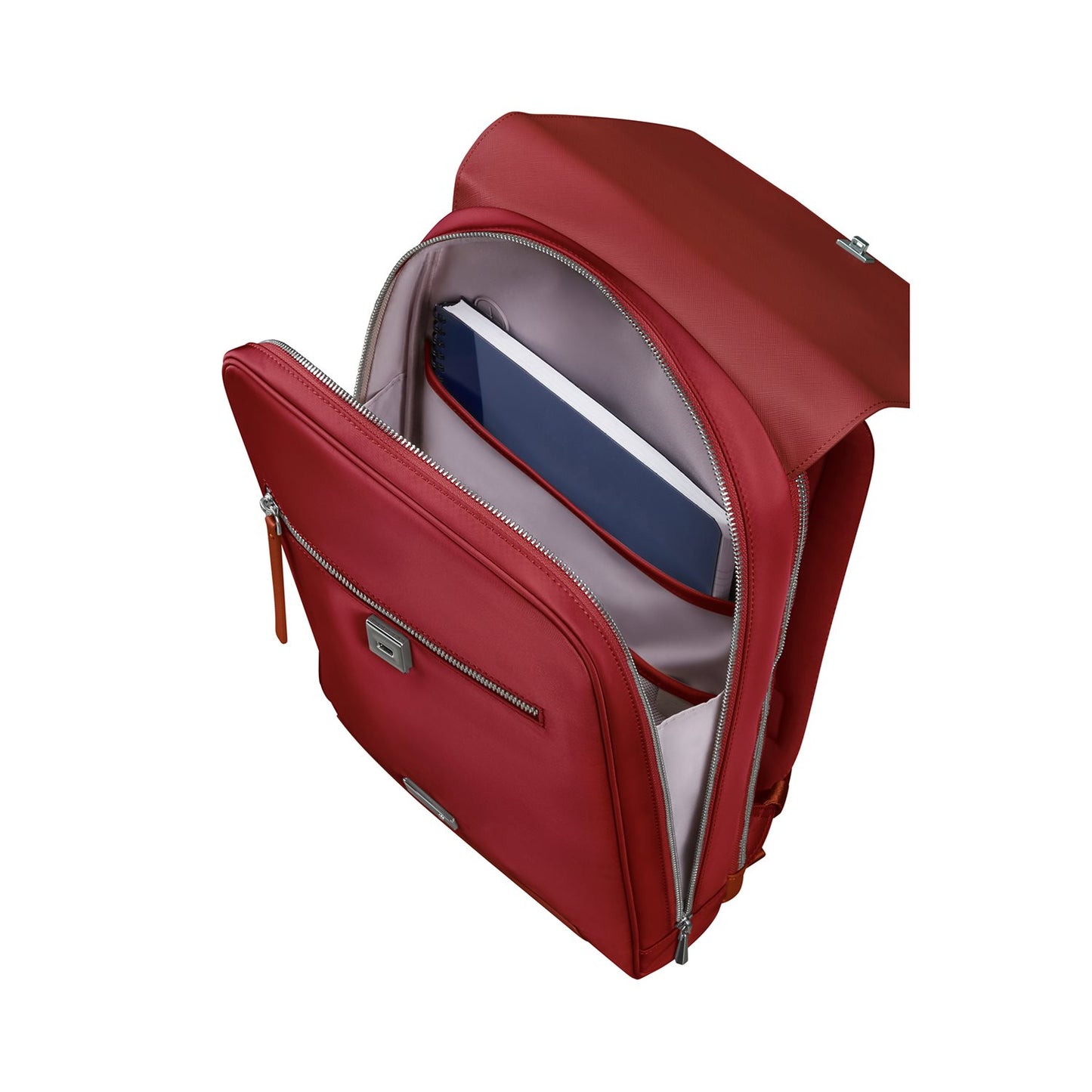 Samsonite Zalia 3.0 Backpack W/Flap 14.1" dark red