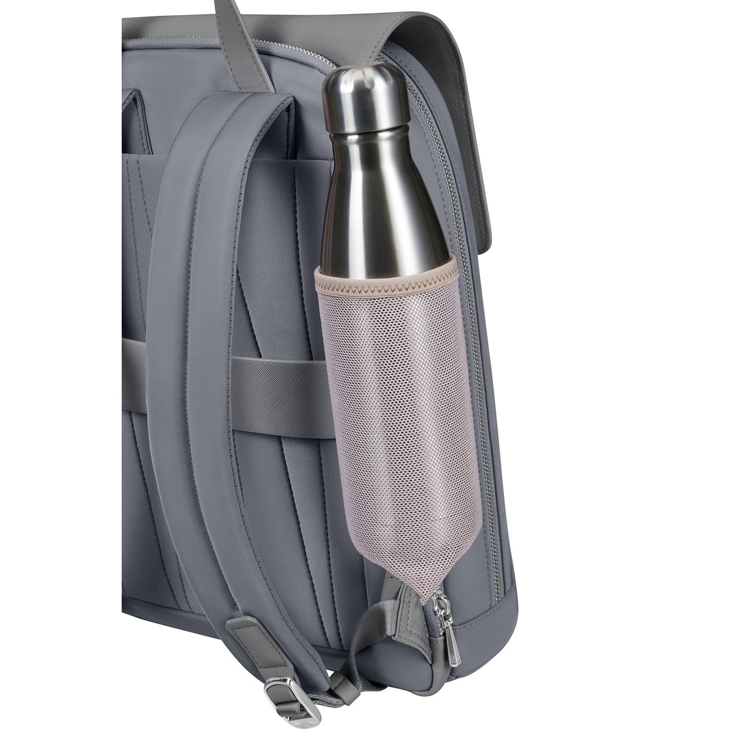 Samsonite Zalia 3.0 Backpack W/Flap 14.1" silver gray