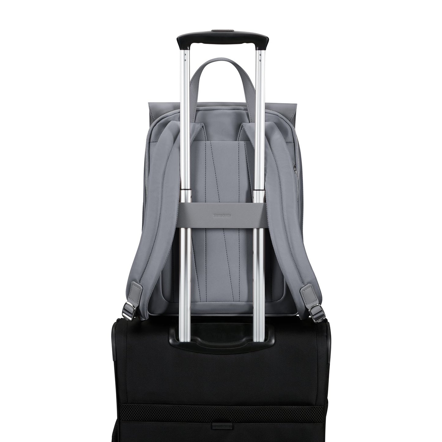Samsonite Zalia 3.0 Backpack W/Flap 14.1" silver gray
