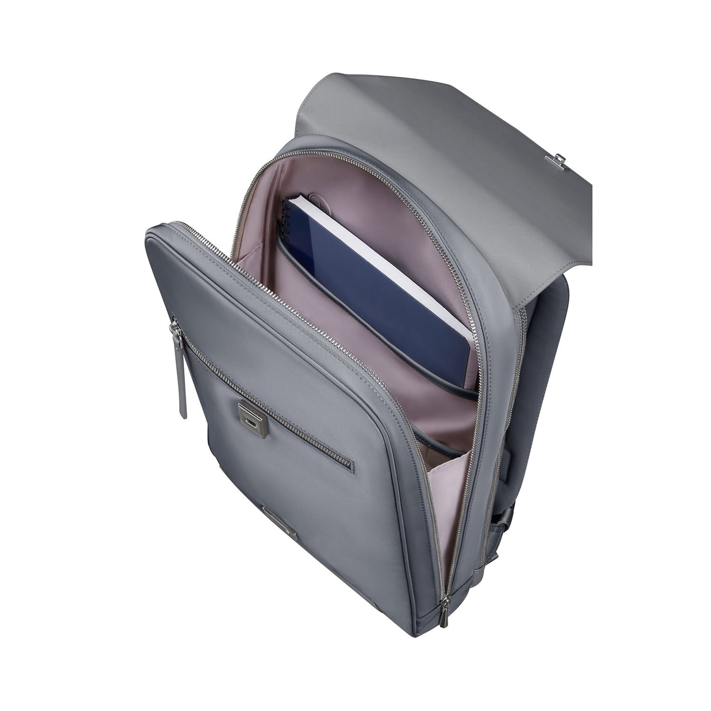 Samsonite Zalia 3.0 Backpack W/Flap 14.1" silver gray