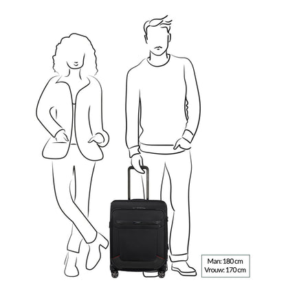 Samsonite Pro-DLX 6 Spinner 55 EXP blue