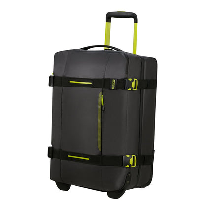 American Tourister Urban Track Duffle/Wheels S Coated black/lime