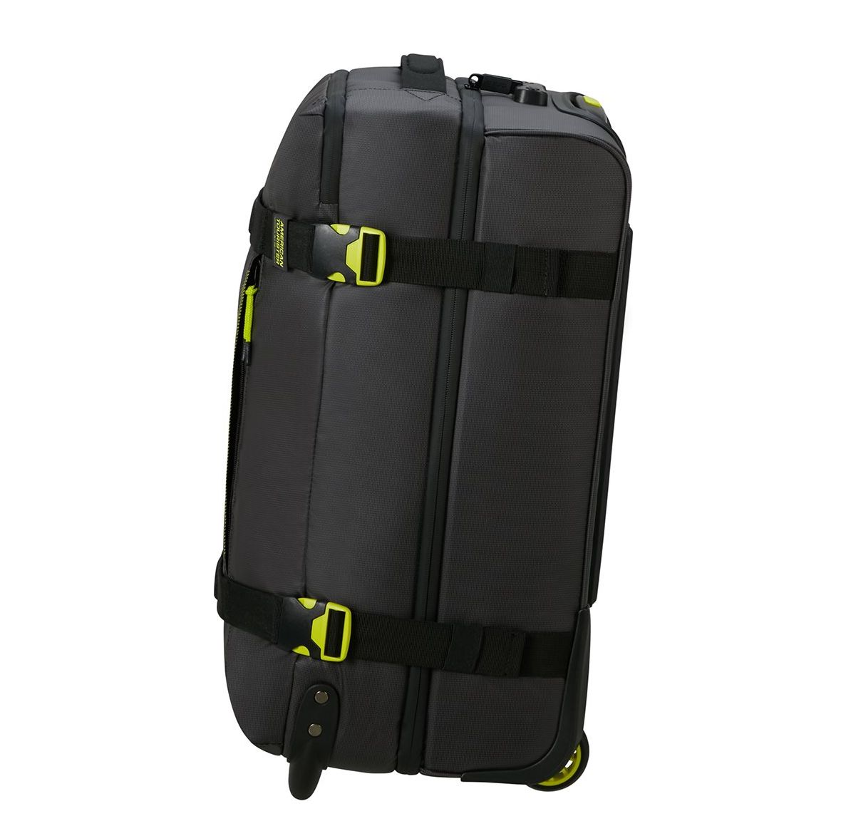 American Tourister Urban Track Duffle/Wheels S Coated black/lime