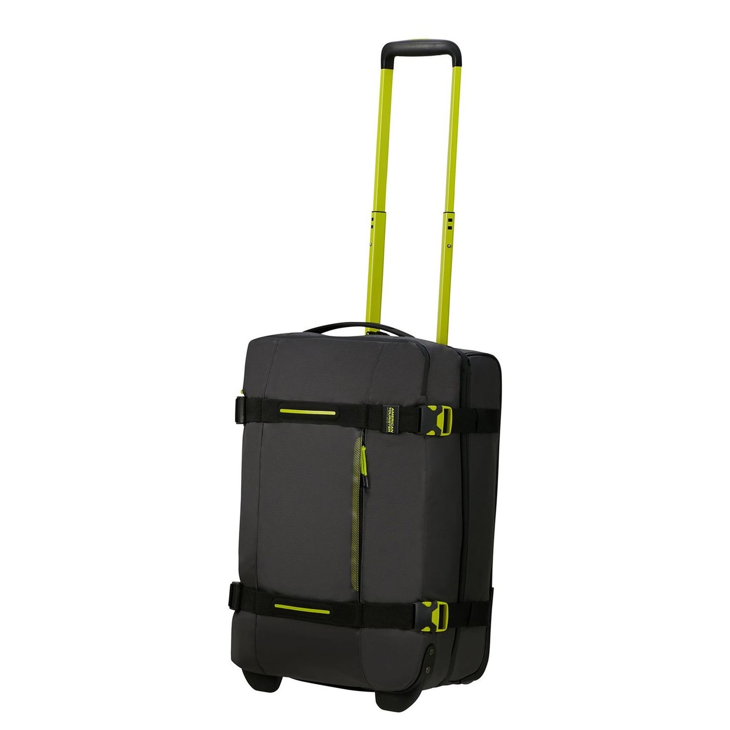 American Tourister Urban Track Duffle/Wheels S Coated black/lime