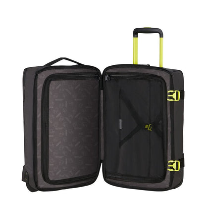 American Tourister Urban Track Duffle/Wheels S Coated black/lime