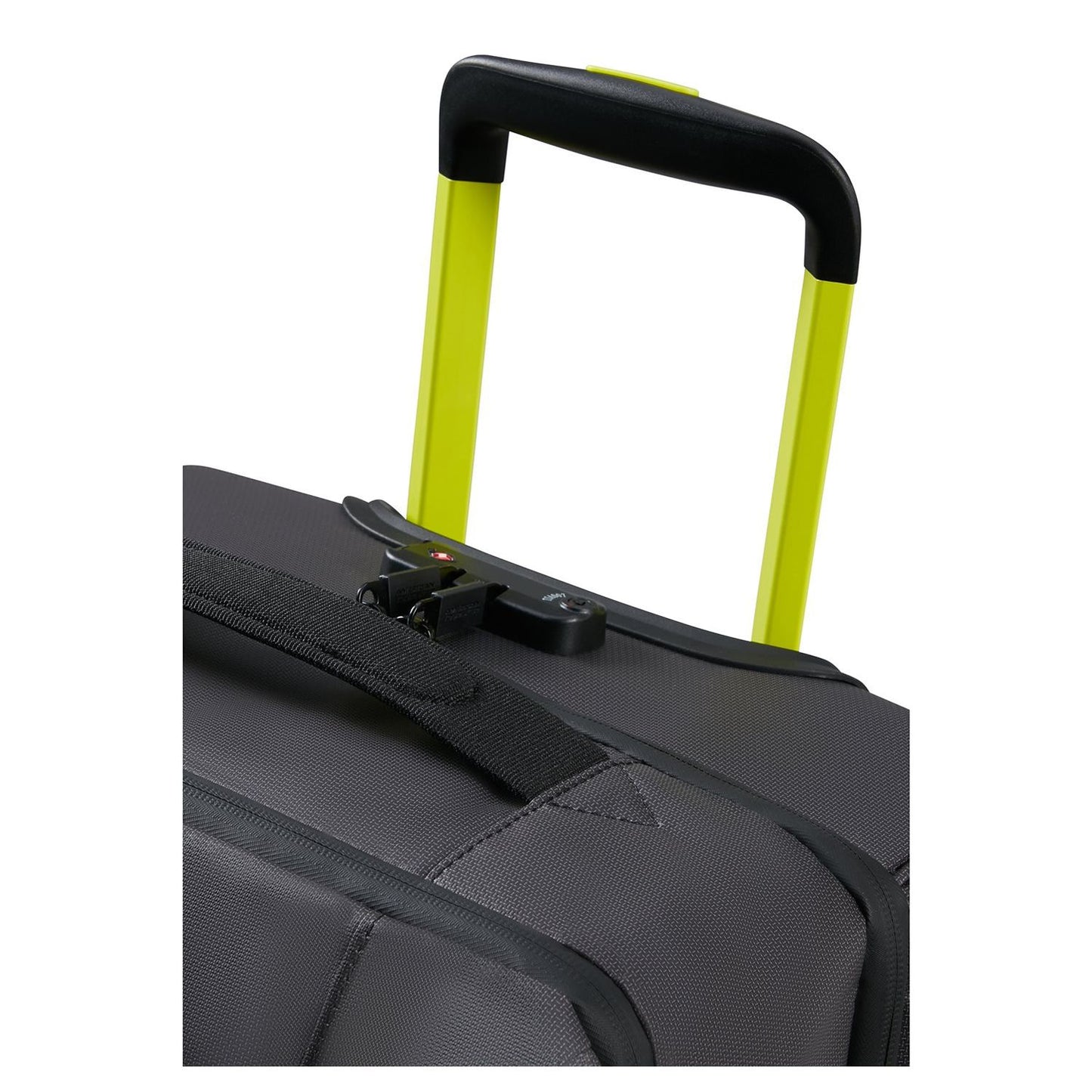 American Tourister Urban Track Duffle/Wheels S Coated black/lime