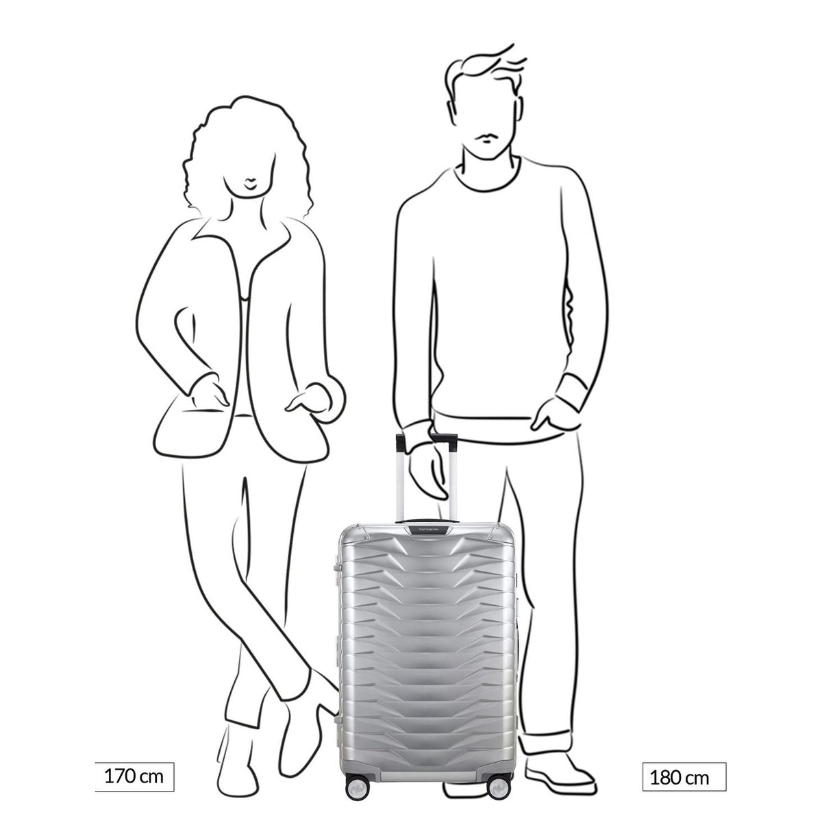Samsonite Proxis Alu Spinner 69 aluminium