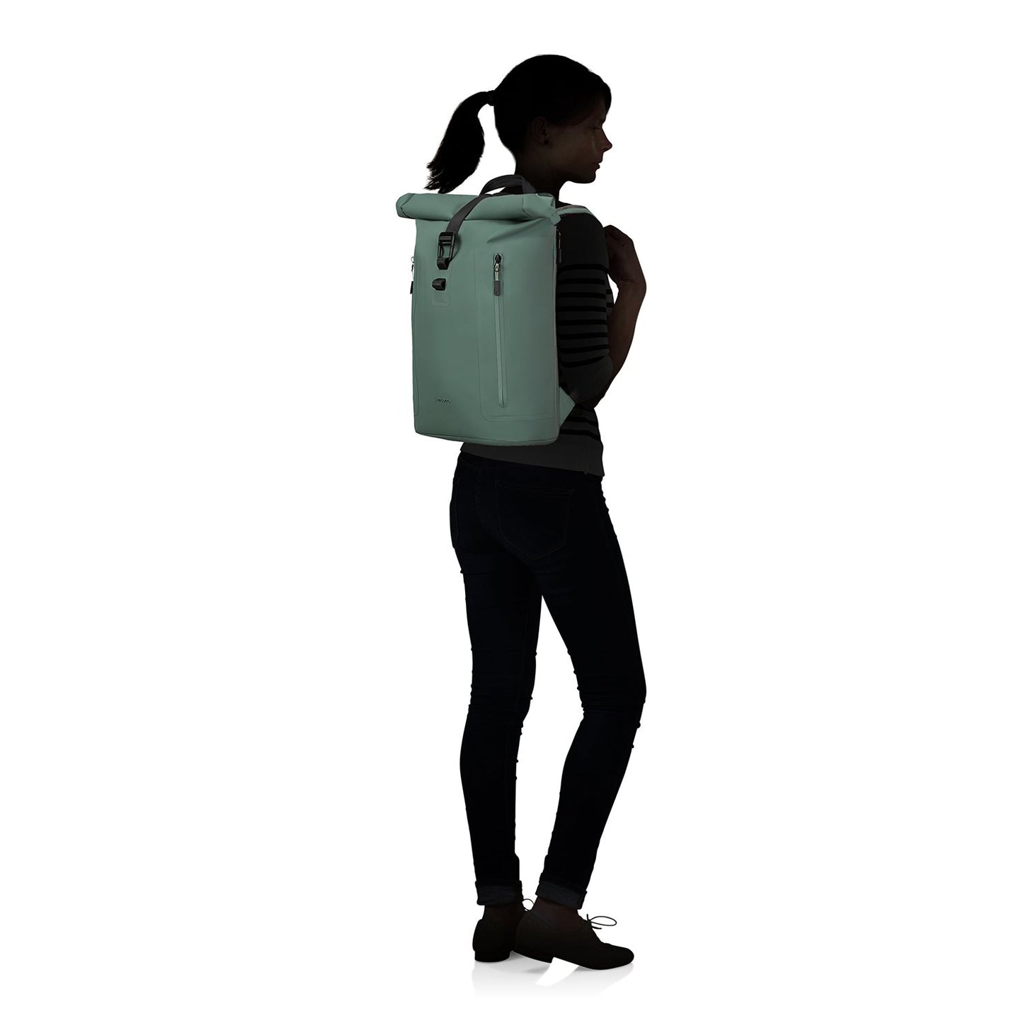 Samsonite Coatify Biz Rolltop Backpack 14.1" green