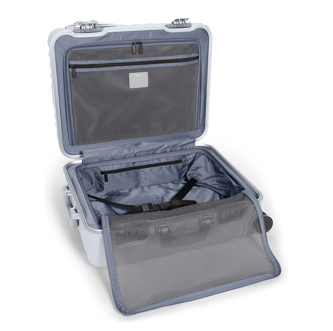 TUMI 19 Degree Frame Contl 4 Whl C/O pearl grey texture