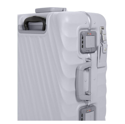 TUMI 19 Degree Frame Contl 4 Whl C/O pearl grey texture