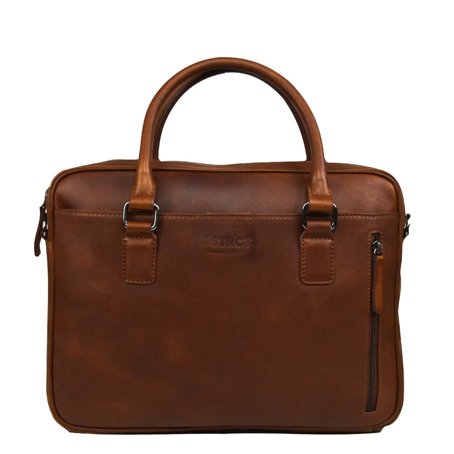 DSTRCT Premium Collection Laptop bag 14" cognac