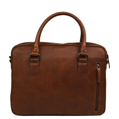 DSTRCT Premium Collection Laptopbag 14" cognac