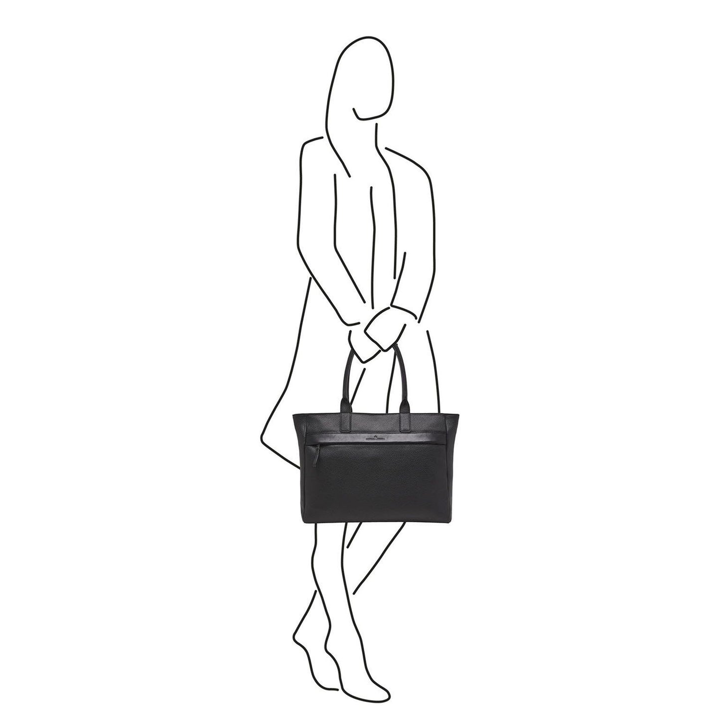 Castelijn & Beerens Anna Shopper 15.6'' RFID zwart