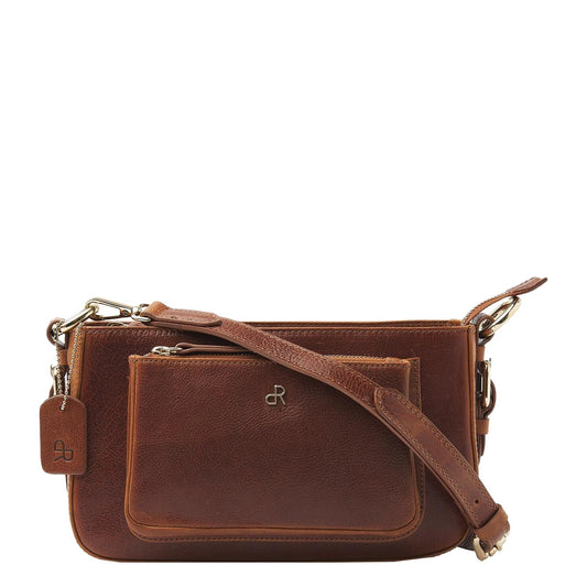 dR Amsterdam Milan Shoulderbag 283697 cognac
