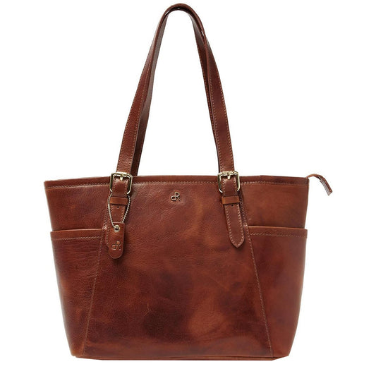 dR Amsterdam Milan Hand/Shoulderbag cognac