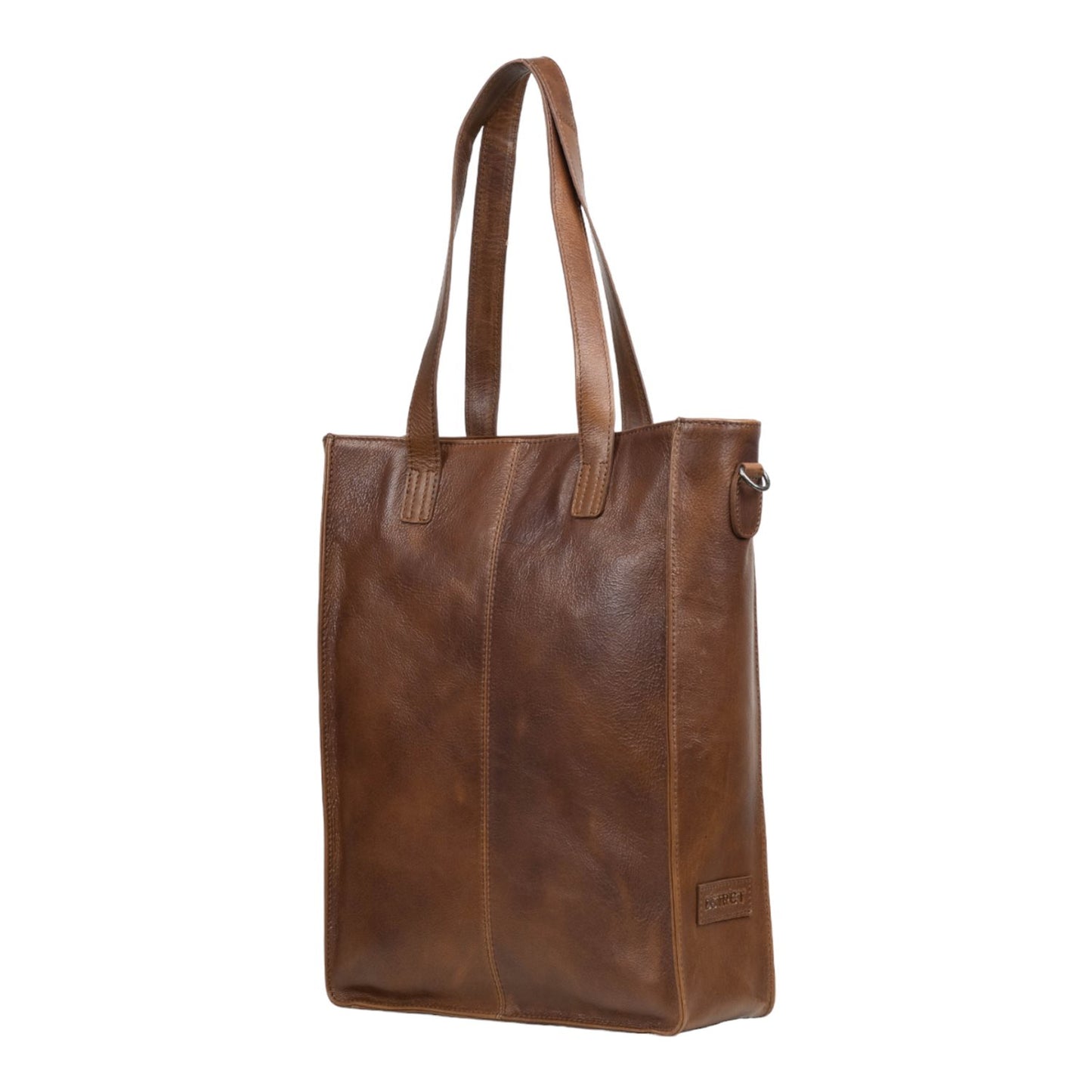 DSTRCT Raider Road Shopper Laptoptas 15.6" Leer cognac