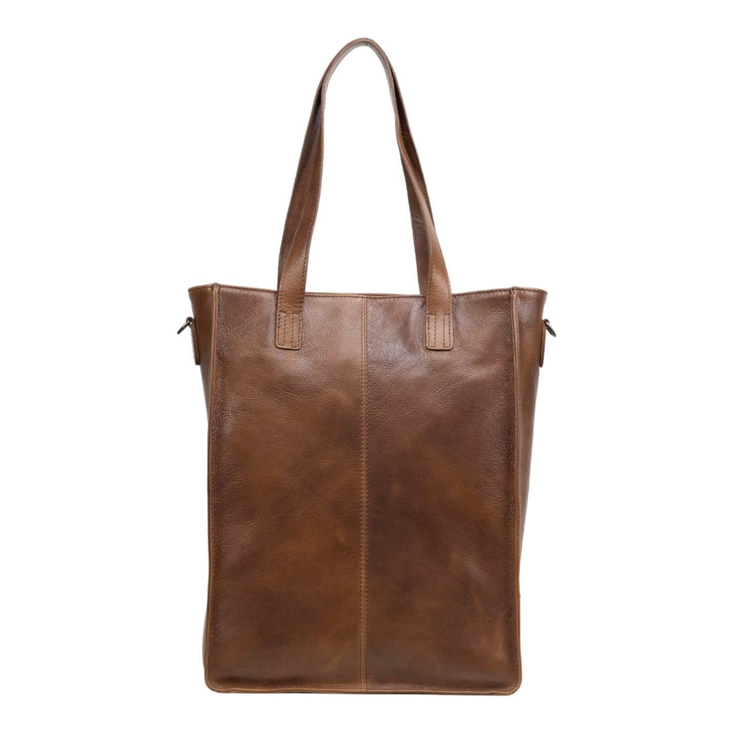 DSTRCT Raider Road Shopper Laptoptas 15.6" Leer cognac