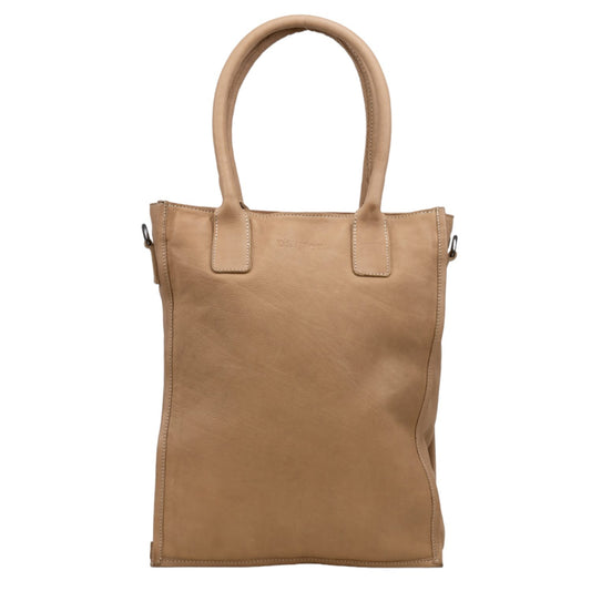 DSTRCT Preston Park A4 Shopper Laptop Bag beige