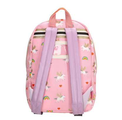 Zebra Trends Girls Rugzak M Unicorn Love pink