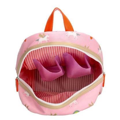 Zebra Trends Girls Rugzak M Unicorn Love pink