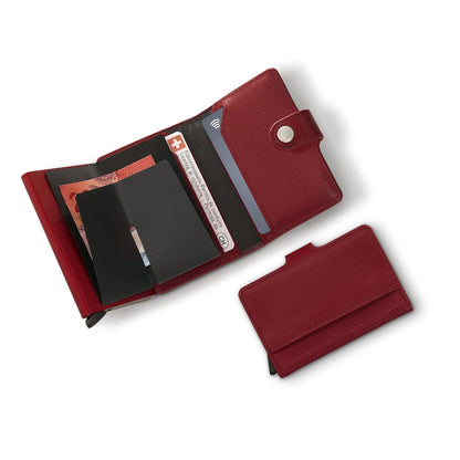 Victorinox Altius Secrid Leather Card Wallet victorinox red