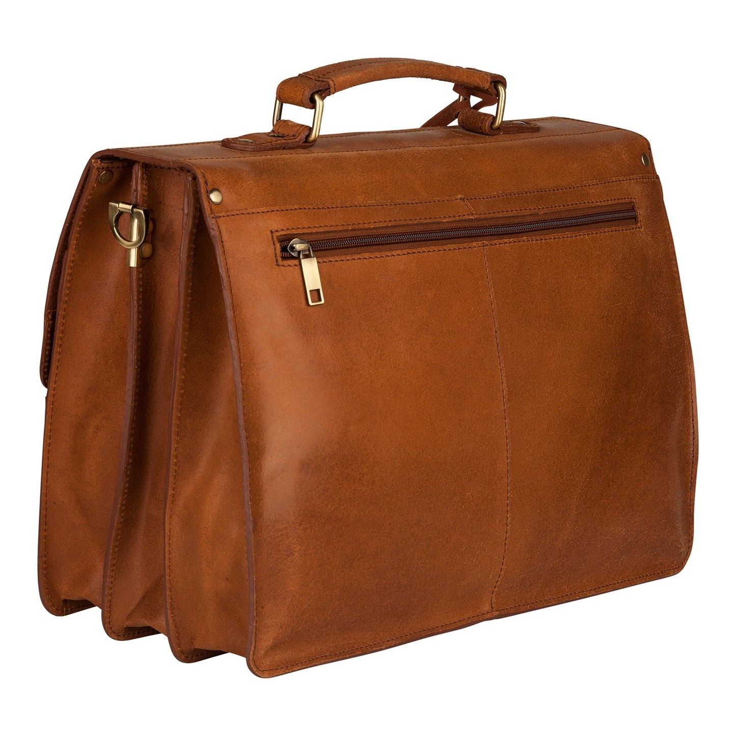 Burkely Vintage Dean Briefcase cognac