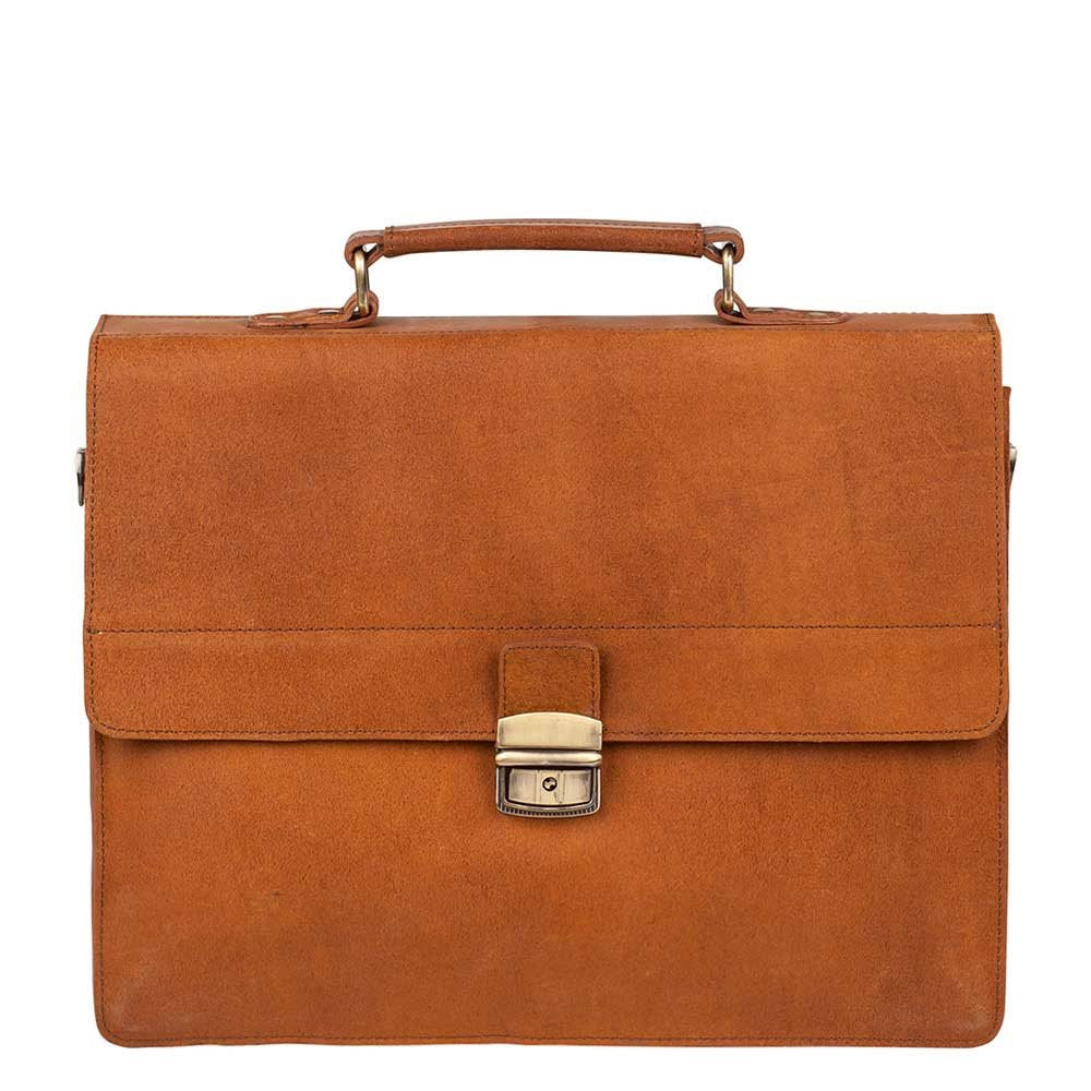 Burkely Vintage Dean Briefcase cognac
