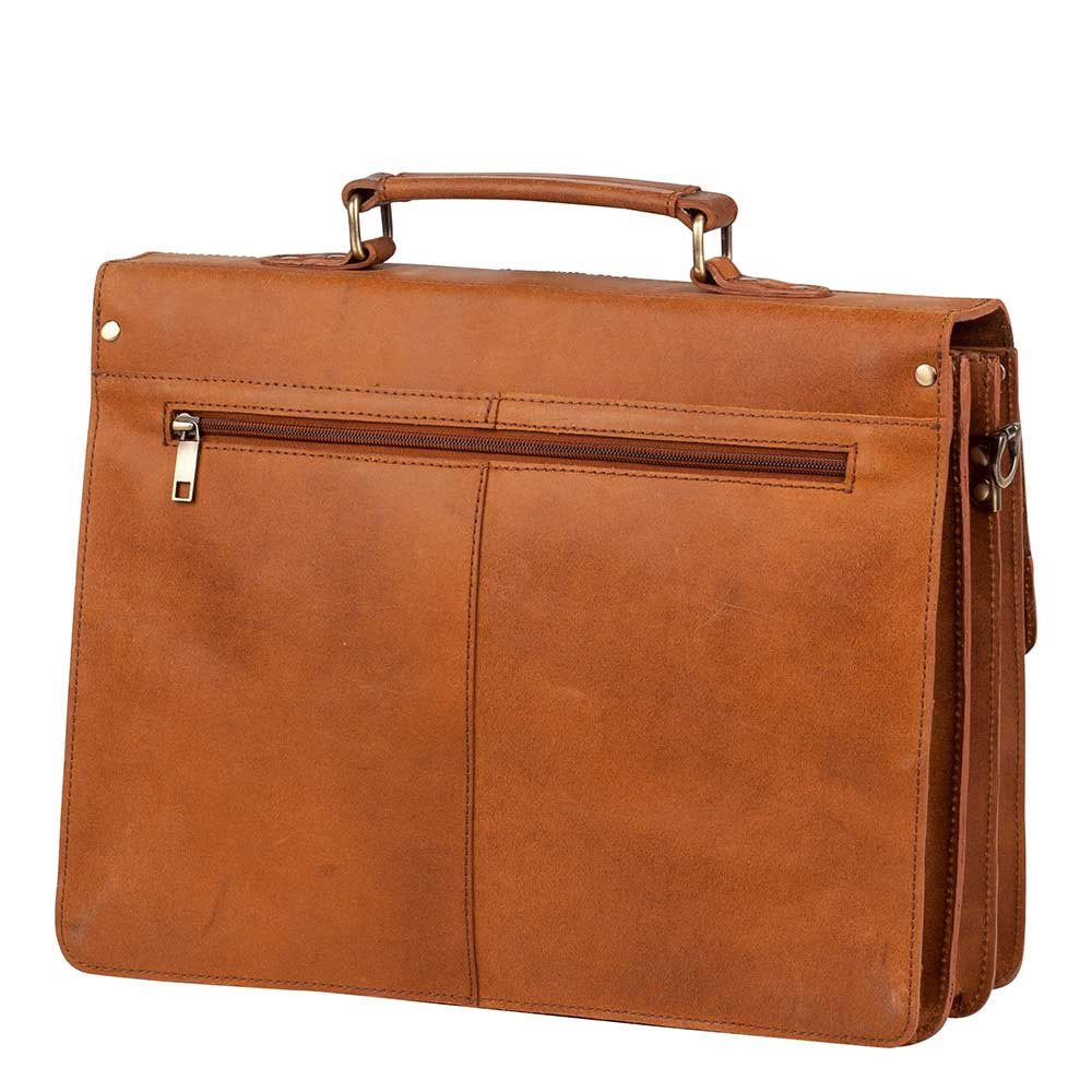 Burkely Vintage Dean Briefcase cognac