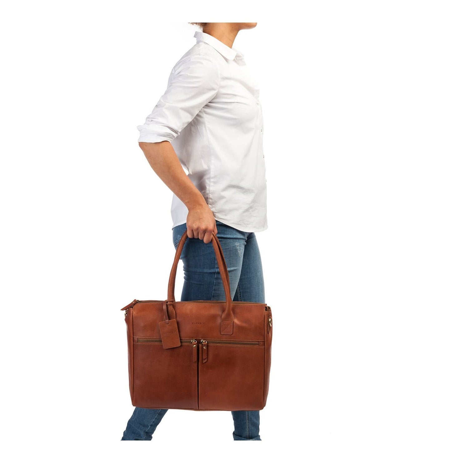 Burkely Vintage Valerie Laptop Bag 15" cognac
