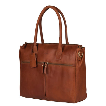 Burkely Vintage Valerie Laptop Bag 15" cognac