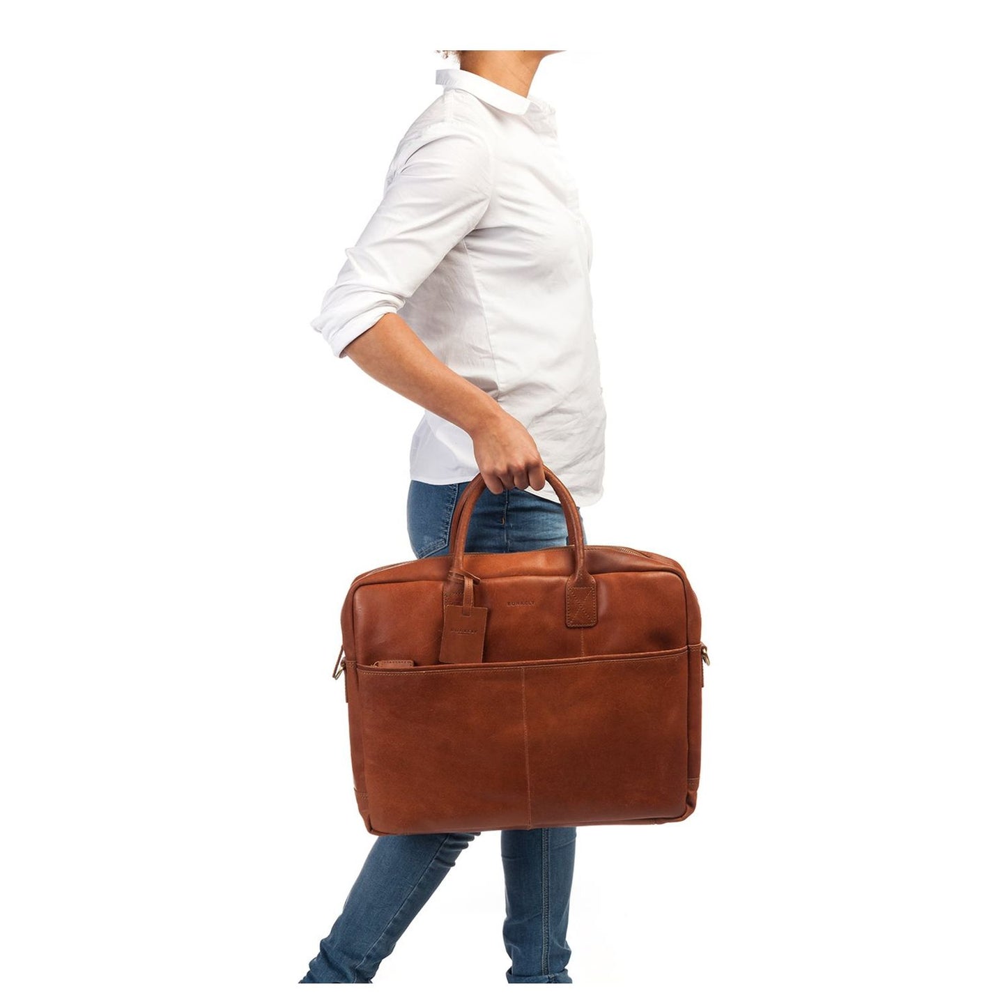 Burkely Vintage Max Worker 17.3" cognac