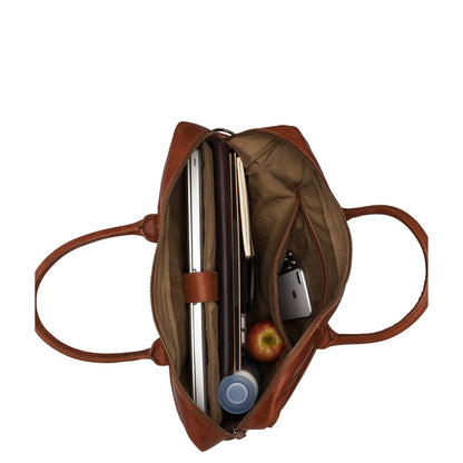 Burkely Vintage Max Worker 17.3" cognac