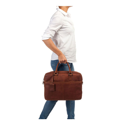 Burkely Antique Avery Laptopbag 15" cognac