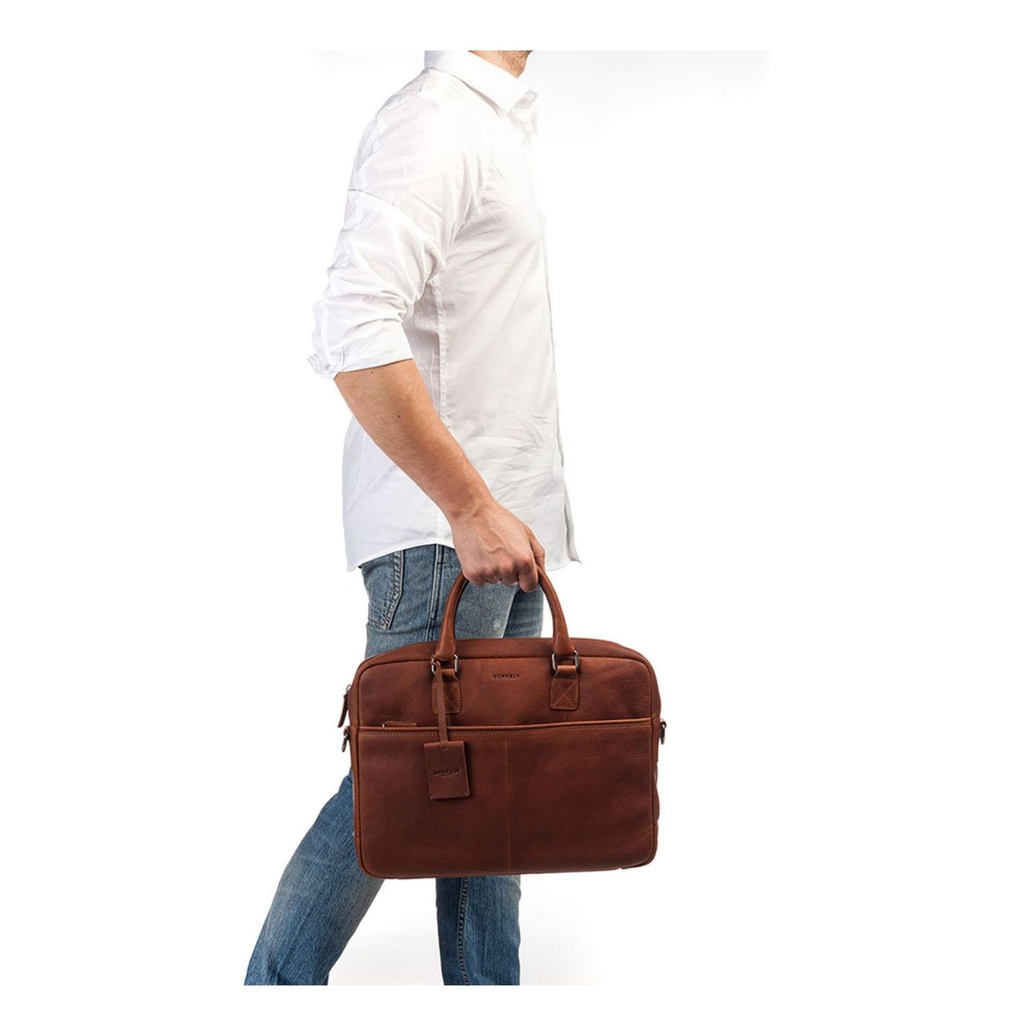 Burkely Antique Avery Laptopbag 15" cognac