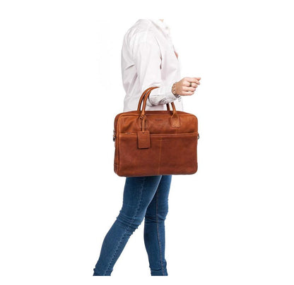 Burkely Antique Avery Laptopbag 15" cognac