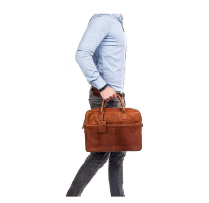 Burkely Antique Avery Laptopbag 15" cognac