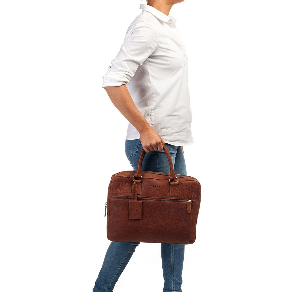 Burkely Antique Avery Laptopbag 13.3'' cognac