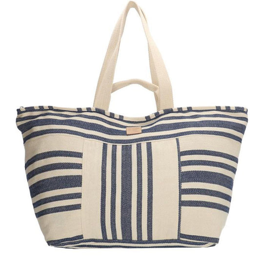 Zebra Trends Vintage Ocean Strandtas navy