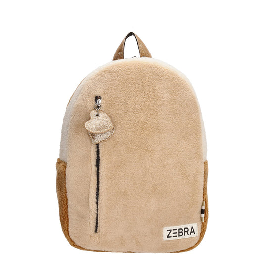 Zebra Trends Girls Teddy Rugzak M beige