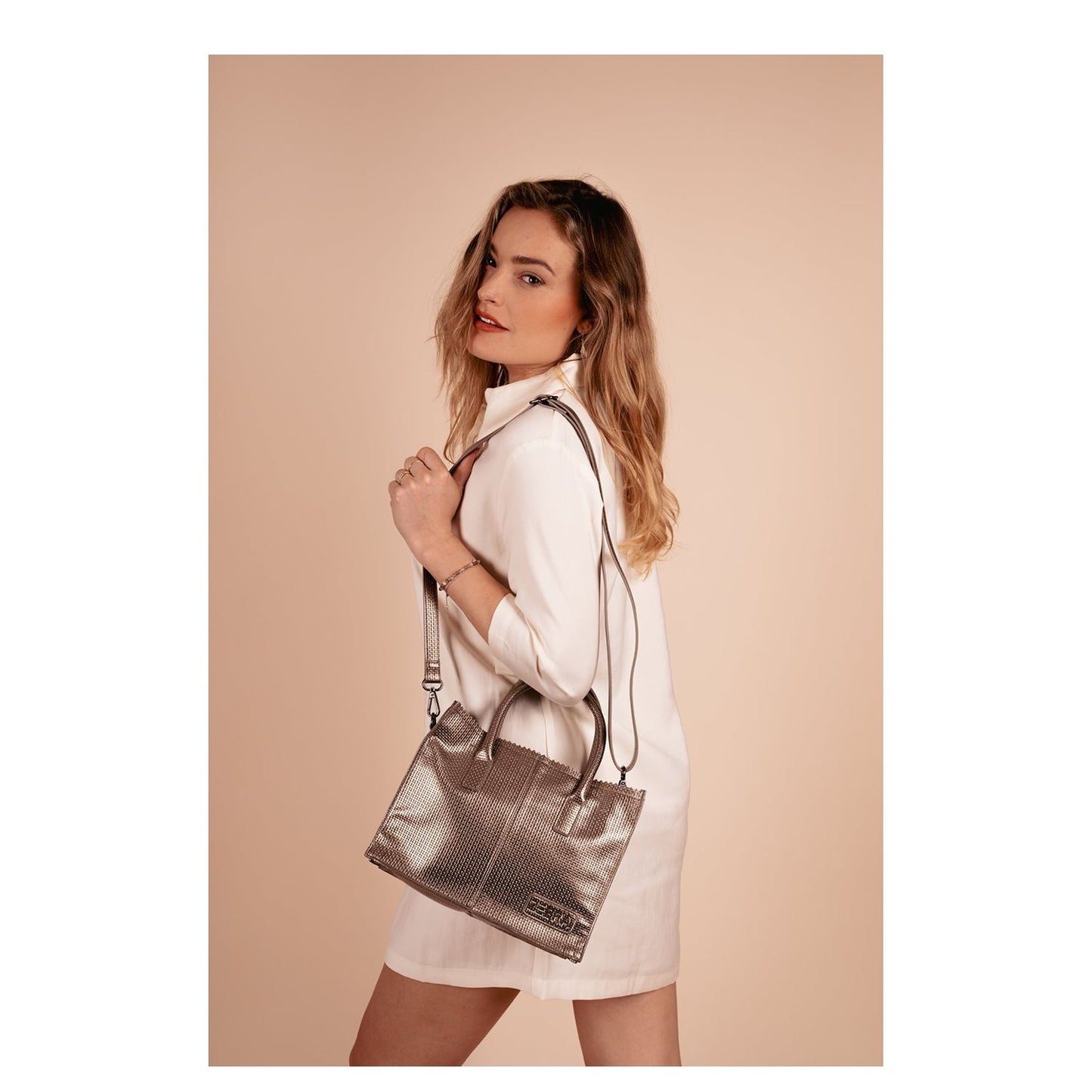 Zebra Trends Emilia Handtas zilver