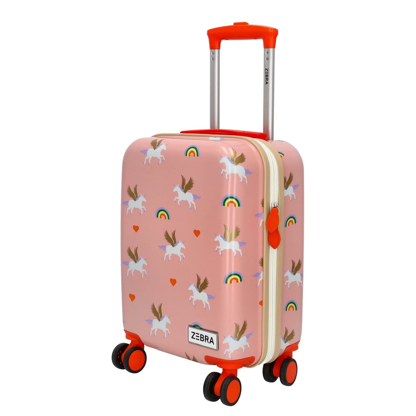 Zebra Trends Travel Kinderkoffer roze