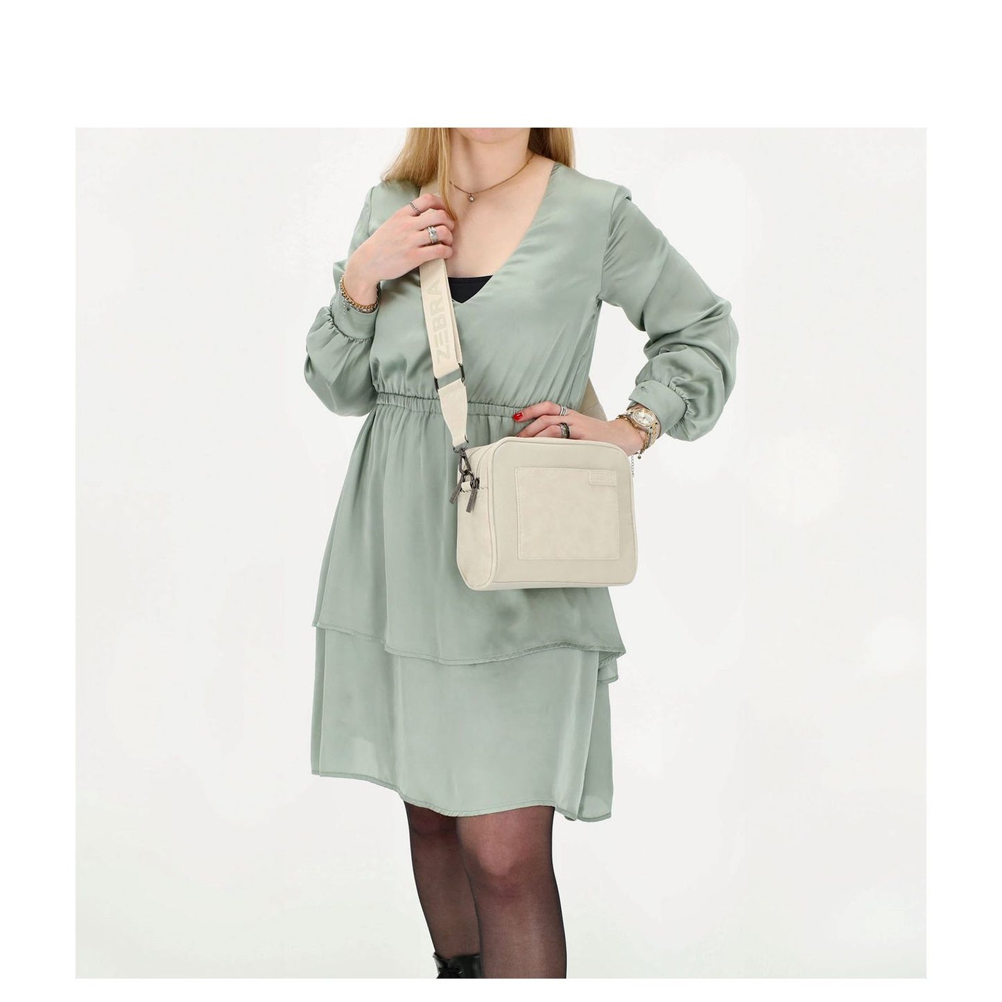 Zebra Trends Ingrid Shoulderbag creme