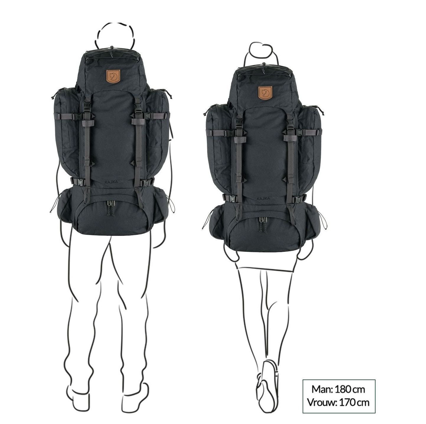 Fjallraven Kajka 75 M/L green