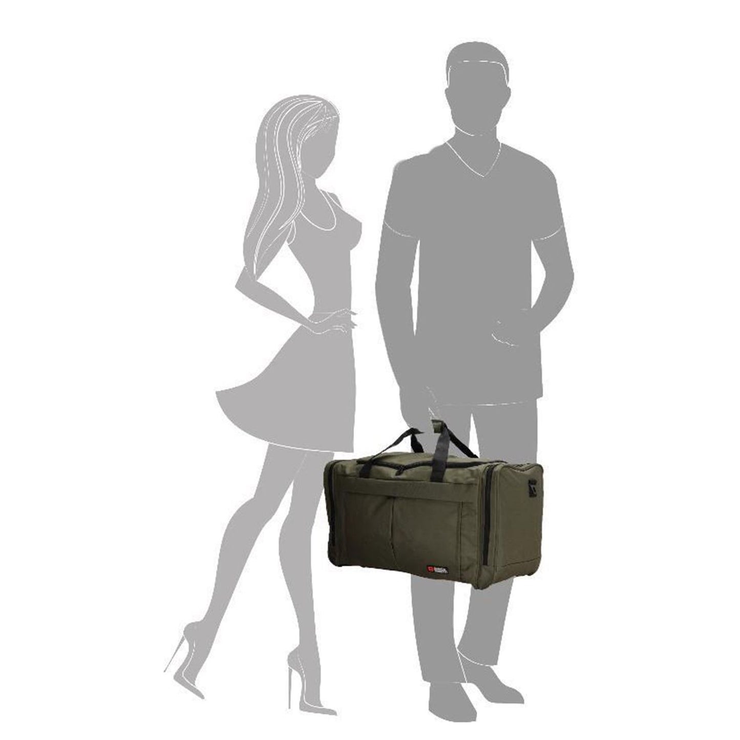 Enrico Benetti Amsterdam Sport / Travelbag 65 olijfgroen